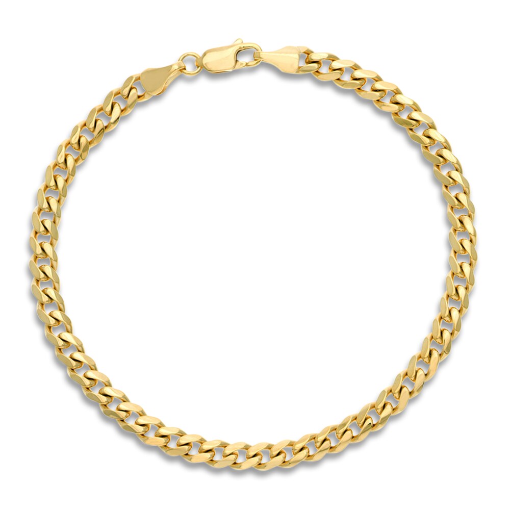 8.5" Cuban Link Bracelet 14K Yellow Gold Approx. 5.0mm O6pEK6wU 8.5" Cuban Link Bracelet 14K Yellow Gold Approx. 5.0mm O6pEK6wU