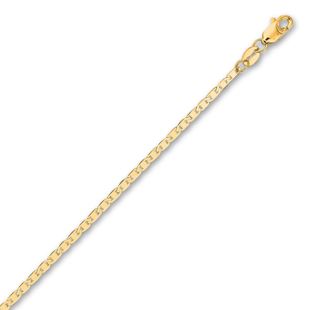 Mariner Chain Anklet 14K Yellow Gold 10" PM3bxPJ4 Mariner Chain Anklet 14K Yellow Gold 10" PM3bxPJ4