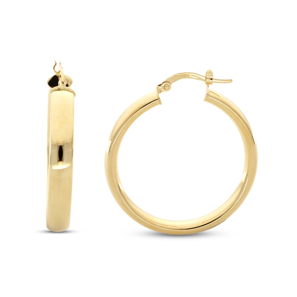 Hoop Earrings 14K Yellow Gold Pk8yr9Pr Hoop Earrings 14K Yellow Gold Pk8yr9Pr