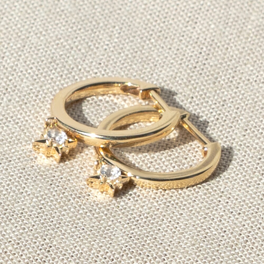 Juliette Maison Natural Aquamarine Starburst Hoops 10K Rose Gold Q2wCj9MQ Juliette Maison Natural Aquamarine Starburst Hoops 10K Rose Gold Q2wCj9MQ