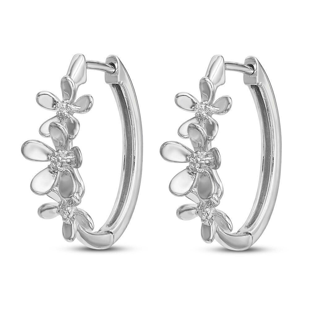 Diamond Earrings 14K White Gold QANOHDO0 Diamond Earrings 14K White Gold QANOHDO0