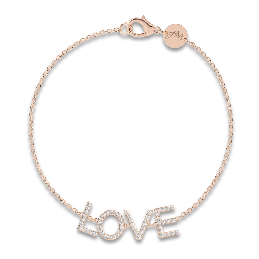 Juliette Maison Diamond Station Name Bracelet 1/2 ct tw Round 10K Rose Gold QfEqckoQ Juliette Maison Diamond Station Name Bracelet 1/2 ct tw Round 10K Rose Gold QfEqckoQ