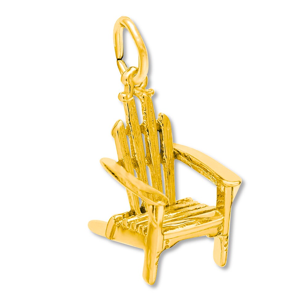 Adirondack Chair Charm 14K Yellow Gold Qoxq0tLL Adirondack Chair Charm 14K Yellow Gold Qoxq0tLL