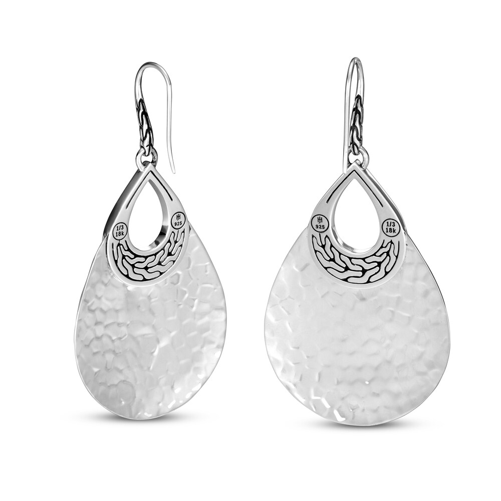 John Hardy Classic Chain Hammered Drop Earrings Sterling Silver/18K Yellow Gold QuJXu23T John Hardy Classic Chain Hammered Drop Earrings Sterling Silver/18K Yellow Gold QuJXu23T