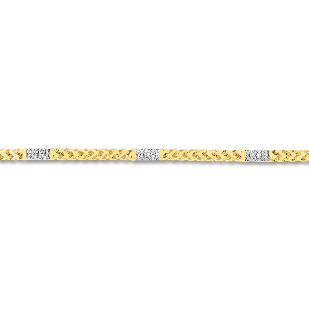 Diamond Rondo Chain Bracelet 5/8 ct tw Round 10K Yellow Gold R2LikCxL Diamond Rondo Chain Bracelet 5/8 ct tw Round 10K Yellow Gold R2LikCxL