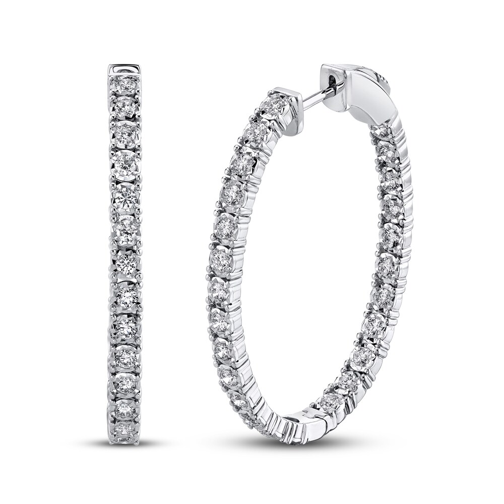 Shy Creation Diamond Earrings 1-3/8 ct tw 14K White Gold SC55009475 R6aulbBE Shy Creation Diamond Earrings 1-3/8 ct tw 14K White Gold SC55009475 R6aulbBE