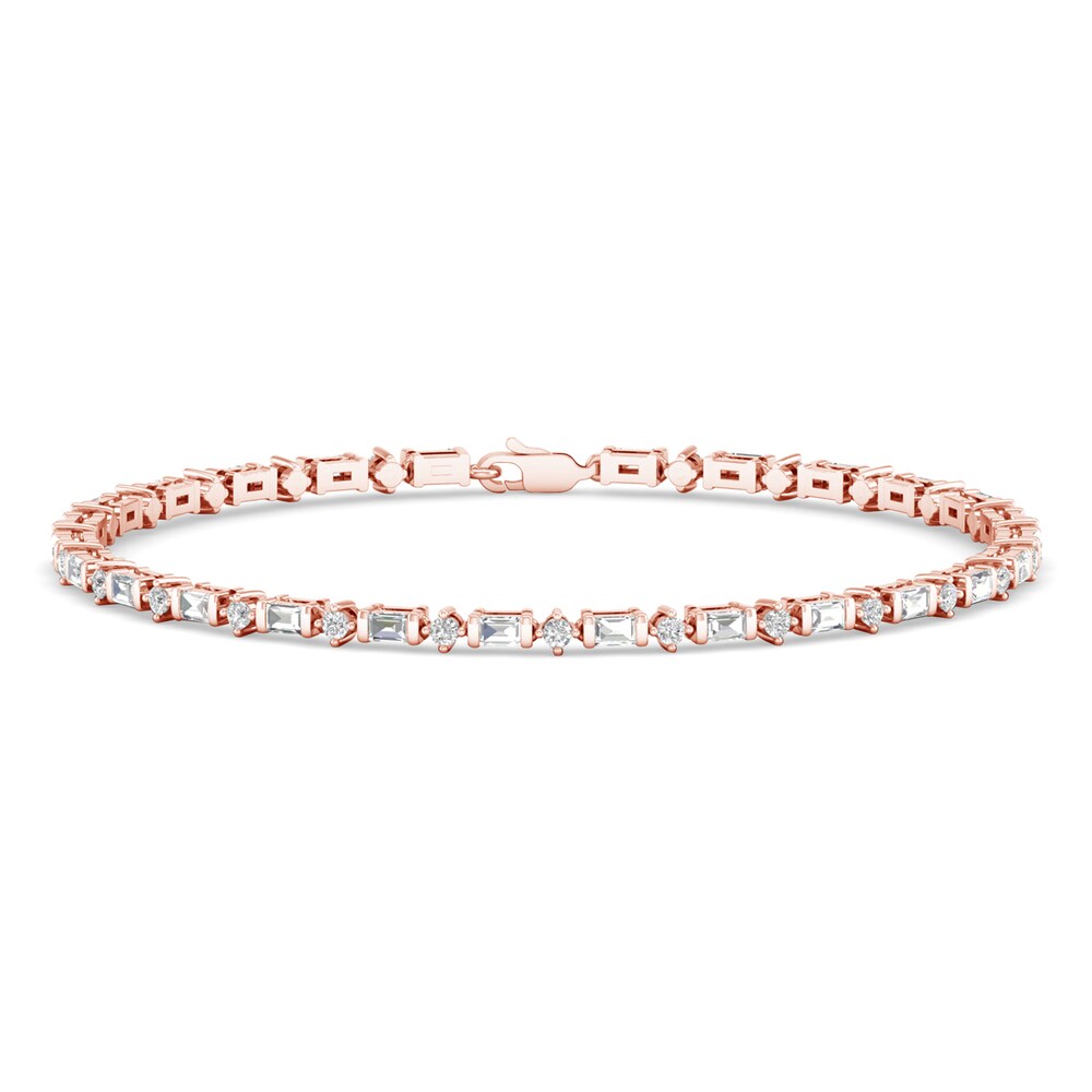 Diamond Bracelet 1 ct tw Round 14K Rose Gold RDZemXIP Diamond Bracelet 1 ct tw Round 14K Rose Gold RDZemXIP