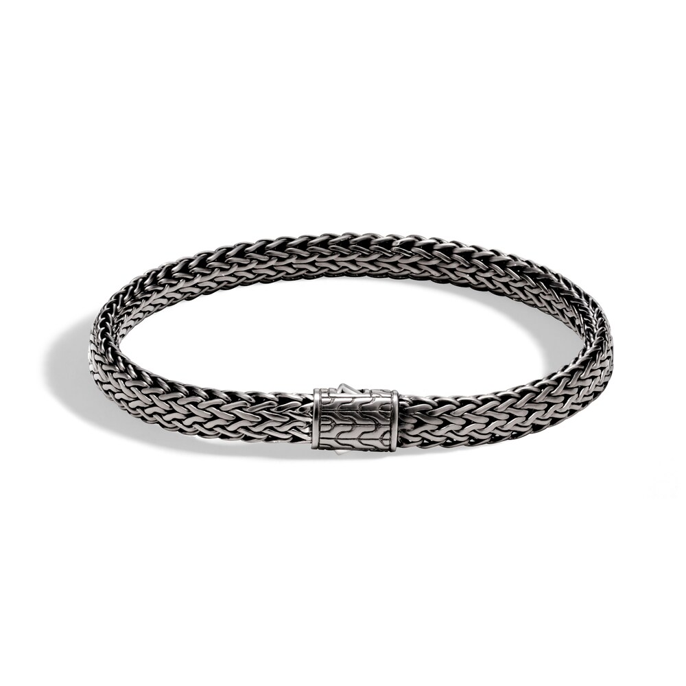 John Hardy Classic Chain 6.5MM Bracelet in Blackened Silver, Medium Rr39LNww John Hardy Classic Chain 6.5MM Bracelet in Blackened Silver, Medium Rr39LNww