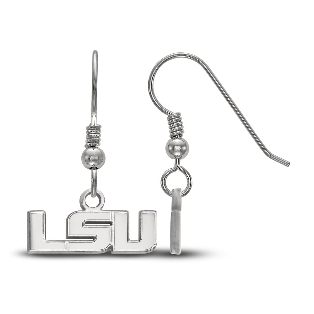 Louisiana State University Dangle Earrings Sterling Silver RsuZsyXX Louisiana State University Dangle Earrings Sterling Silver RsuZsyXX
