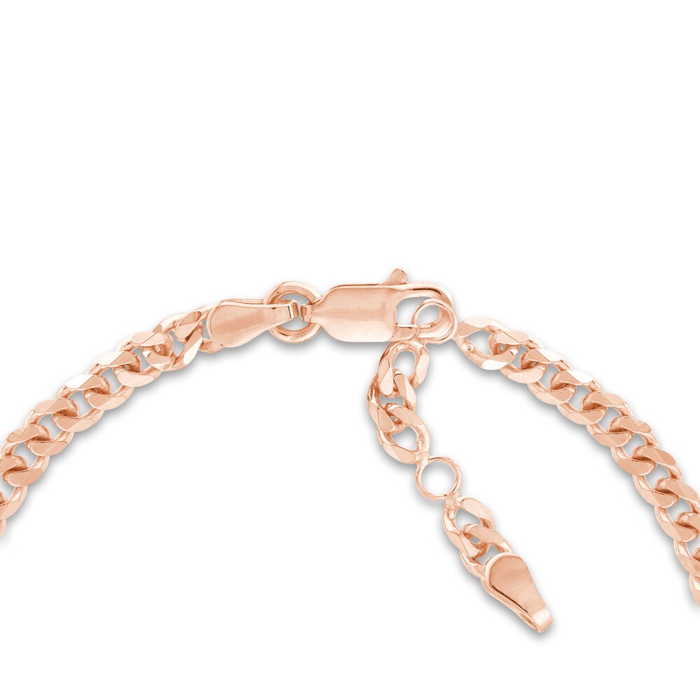 LOVE\" Curb Bracelet 14K Rose Gold 6.6\" Adj. TQLq4avU LOVE\" Curb Bracelet 14K Rose Gold 6.6\" Adj. TQLq4avU