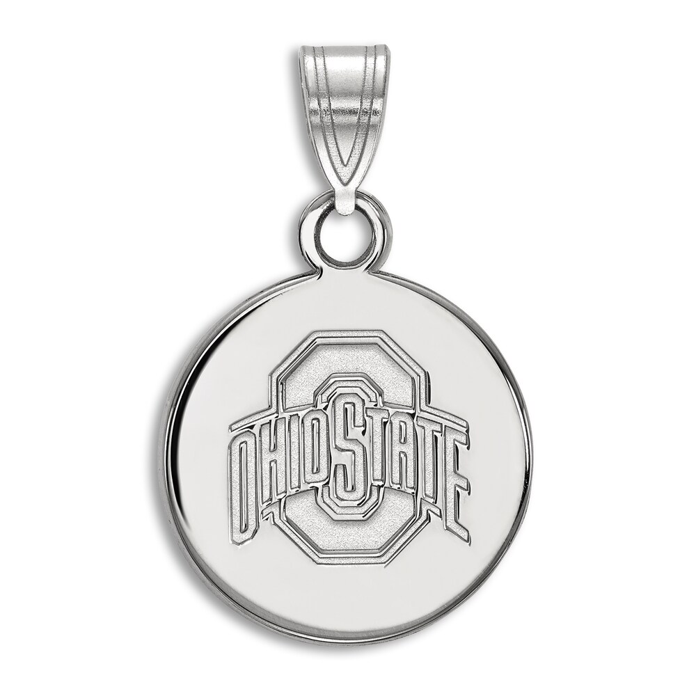 Ohio State University Small Disc Necklace Charm Sterling Silver TbaLBjZL Ohio State University Small Disc Necklace Charm Sterling Silver TbaLBjZL
