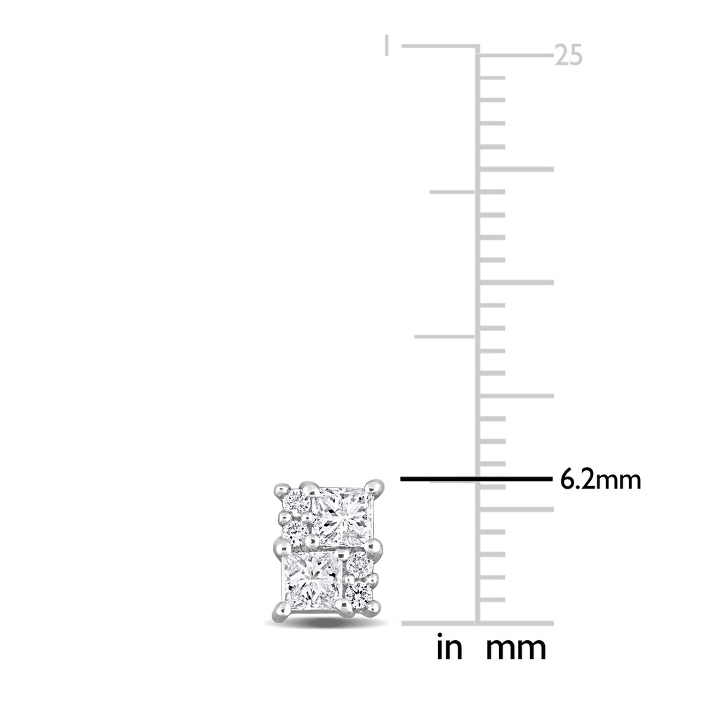 Diamond Stud Earrings 1/2 ct tw Round 14K White Gold Tgq7Sw5J Diamond Stud Earrings 1/2 ct tw Round 14K White Gold Tgq7Sw5J