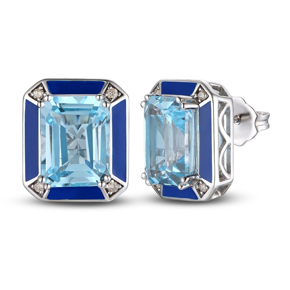 Le Vian Natural Blue Topaz Earrings 1/20 ct tw Round 14K Vanilla Gold TiDLw5Vq Le Vian Natural Blue Topaz Earrings 1/20 ct tw Round 14K Vanilla Gold TiDLw5Vq