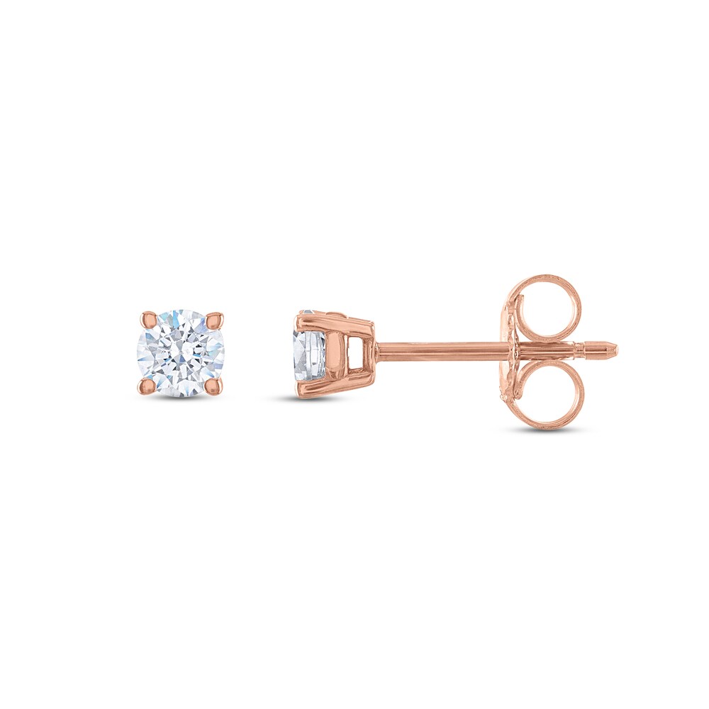 Diamond Solitaire Stud Earrings 1/3 ct tw Round 14K Rose Gold (I2/I) U4gKivkm Diamond Solitaire Stud Earrings 1/3 ct tw Round 14K Rose Gold (I2/I) U4gKivkm