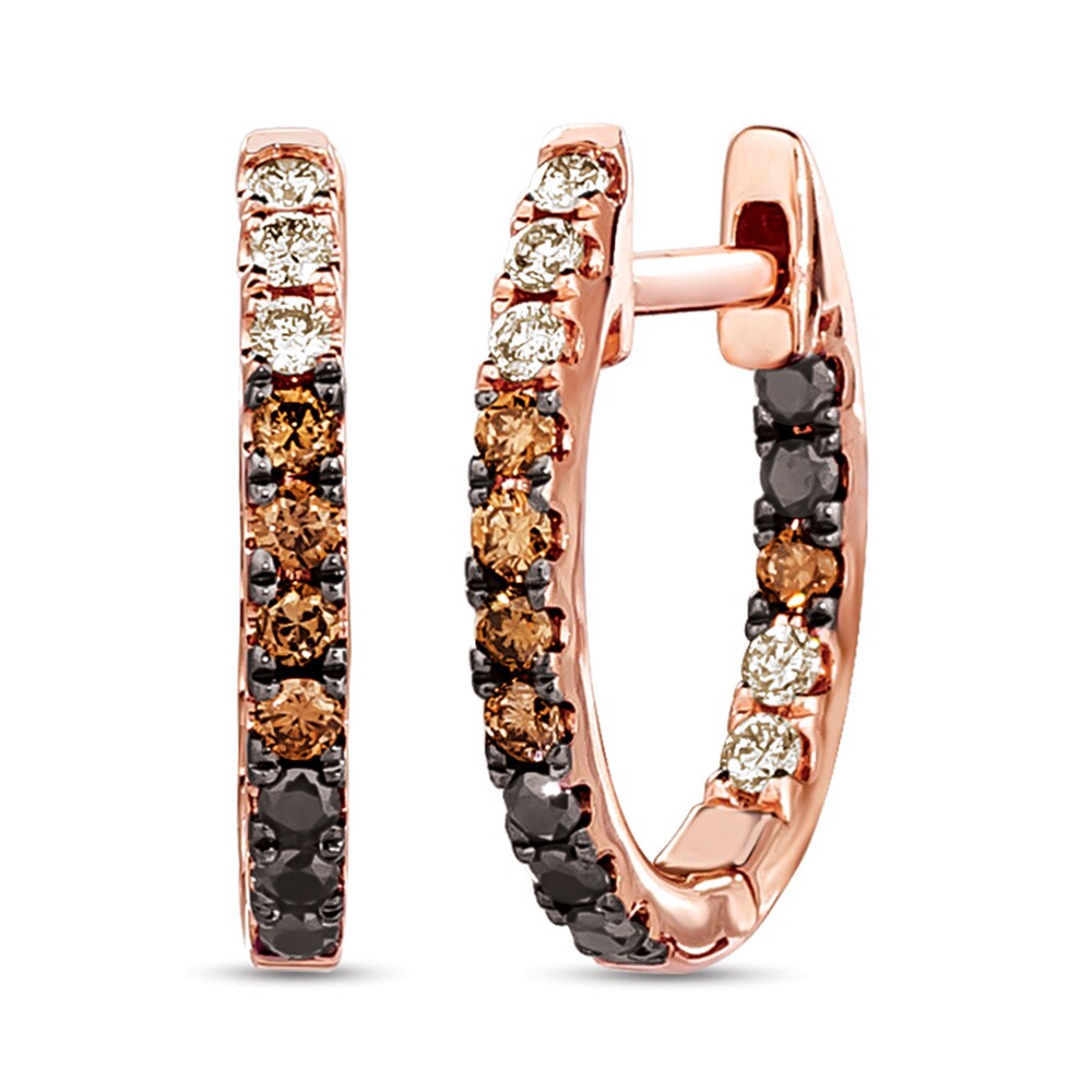 Le Vian Diamond Earrings 3/8 ct tw Round 14K Strawberry Gold U8cONqBa Le Vian Diamond Earrings 3/8 ct tw Round 14K Strawberry Gold U8cONqBa