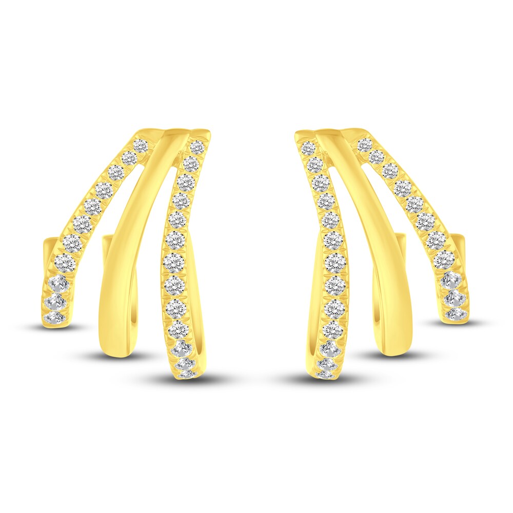 Diamond Earrings 1/2 ct tw Round 10K Yellow Gold UM3cyvGx Diamond Earrings 1/2 ct tw Round 10K Yellow Gold UM3cyvGx