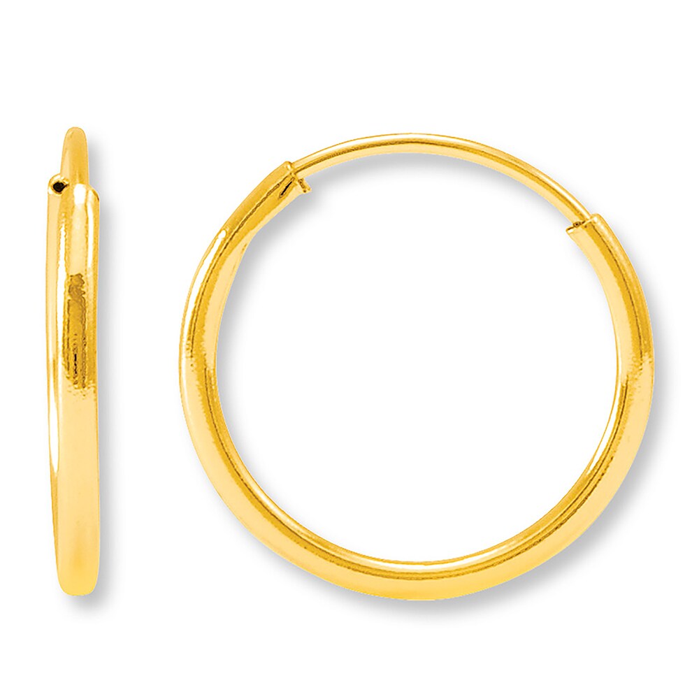 Hoop Earrings 14K Yellow Gold UpZjDQ7r Hoop Earrings 14K Yellow Gold UpZjDQ7r
