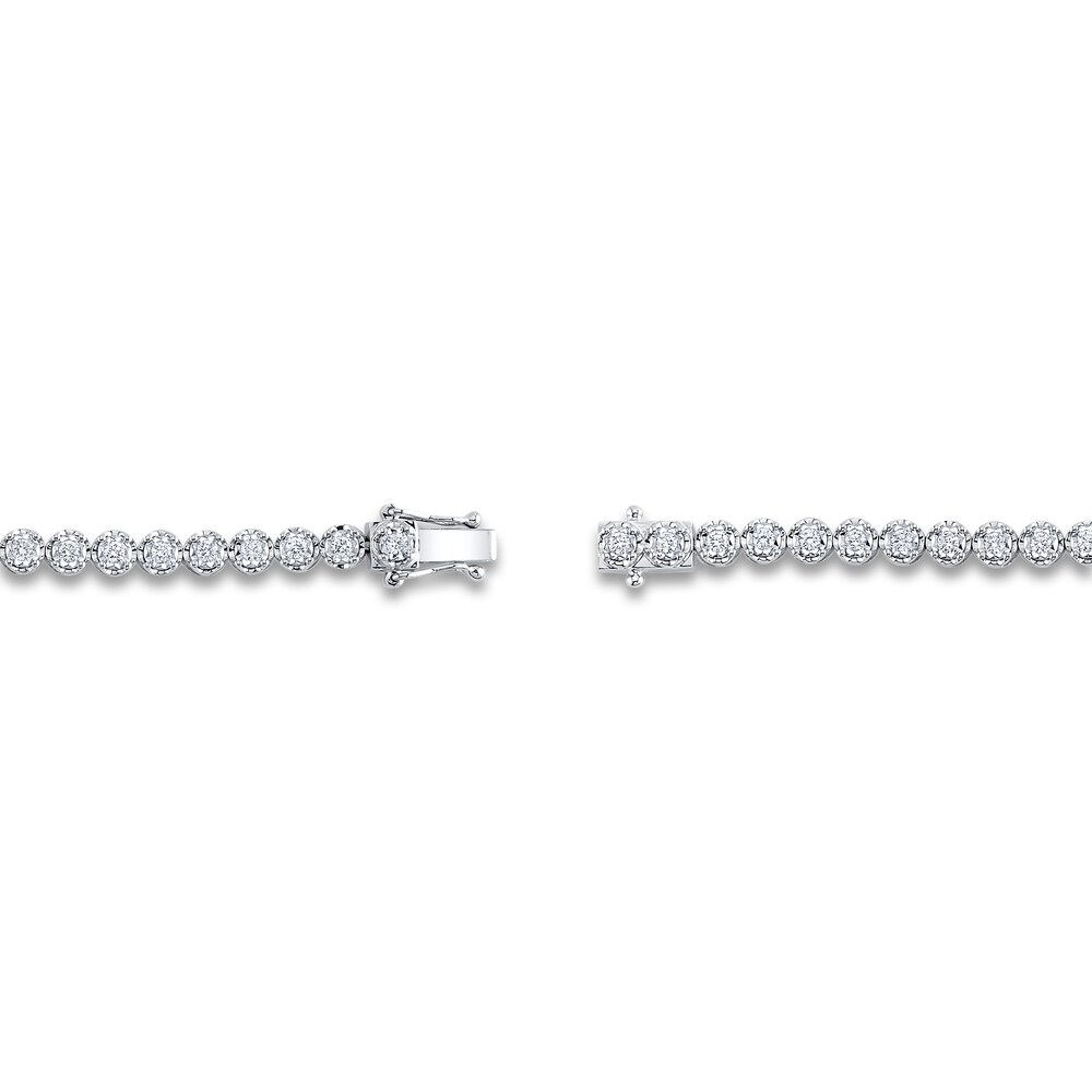 Shy Creation Diamond Tennis Bracelet 1 ct tw Round 14K White Gold 7\" SC55024353 UrYiDs7v Shy Creation Diamond Tennis Bracelet 1 ct tw Round 14K White Gold 7\" SC55024353 UrYiDs7v