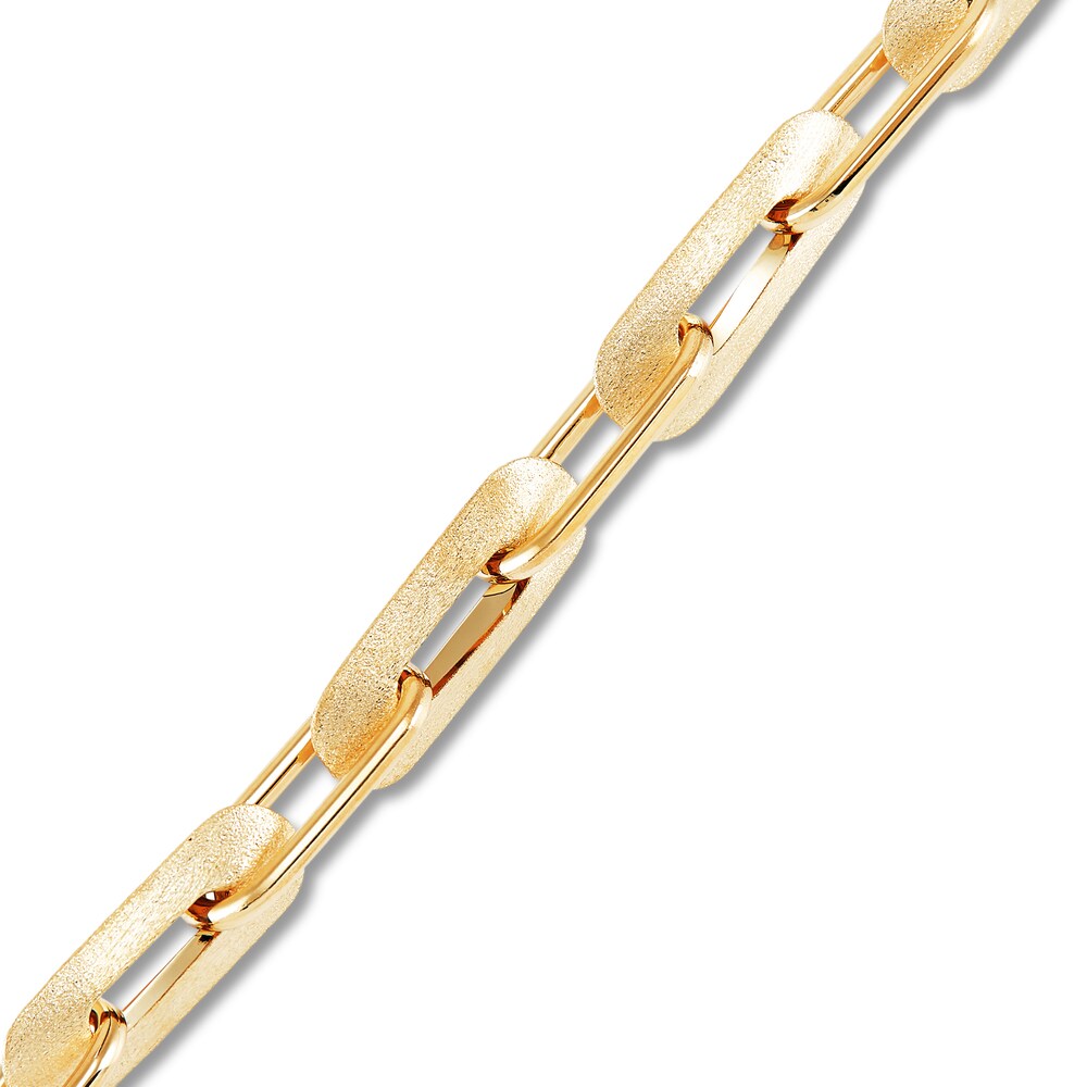Italia D\'Oro Polished Oval Link Bracelet 14K Yellow Gold VjIj0u6o Italia D\'Oro Polished Oval Link Bracelet 14K Yellow Gold VjIj0u6o