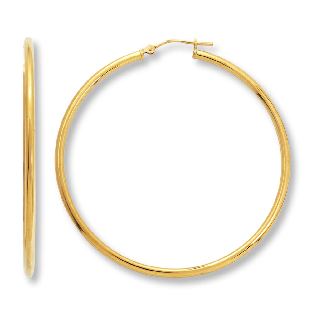 Hoop Earrings 14K Yellow Gold VkUWDUUb Hoop Earrings 14K Yellow Gold VkUWDUUb