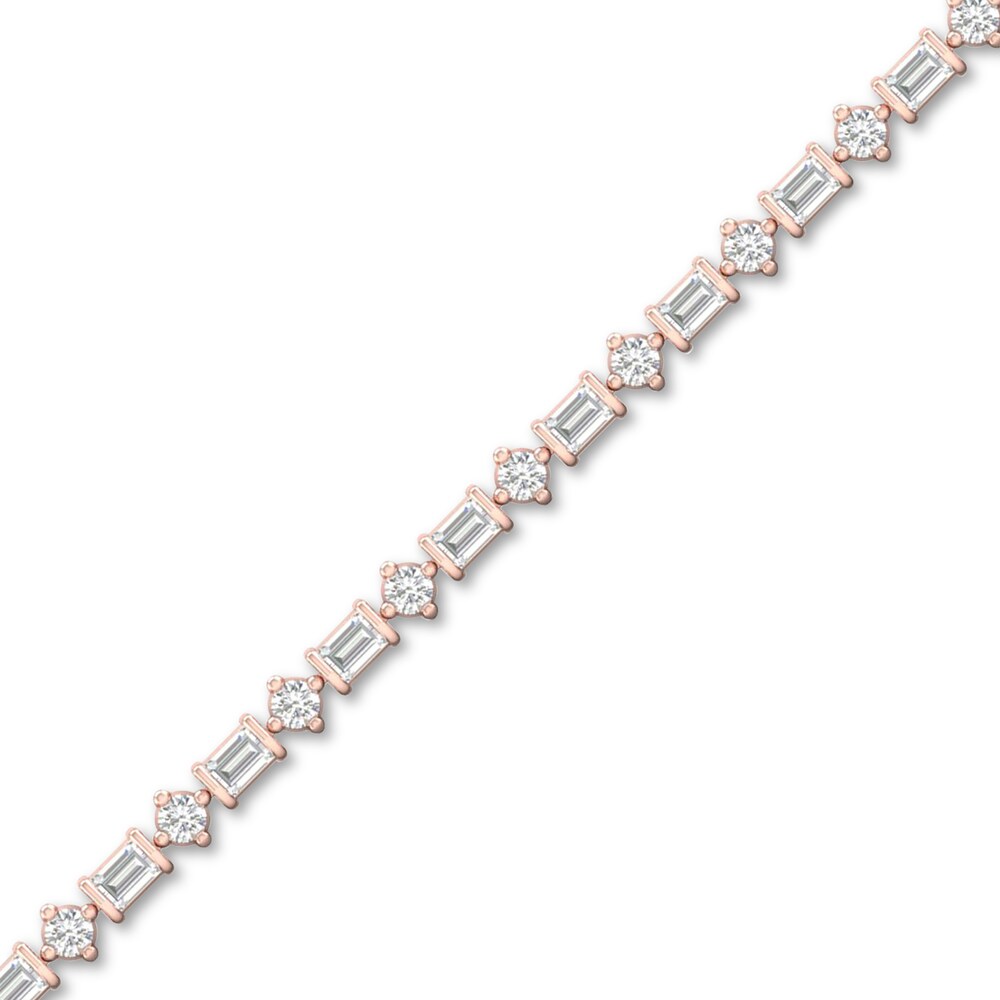 Diamond Bracelet 1/2 ct tw Round 10K Rose Gold VmB0RbcR Diamond Bracelet 1/2 ct tw Round 10K Rose Gold VmB0RbcR
