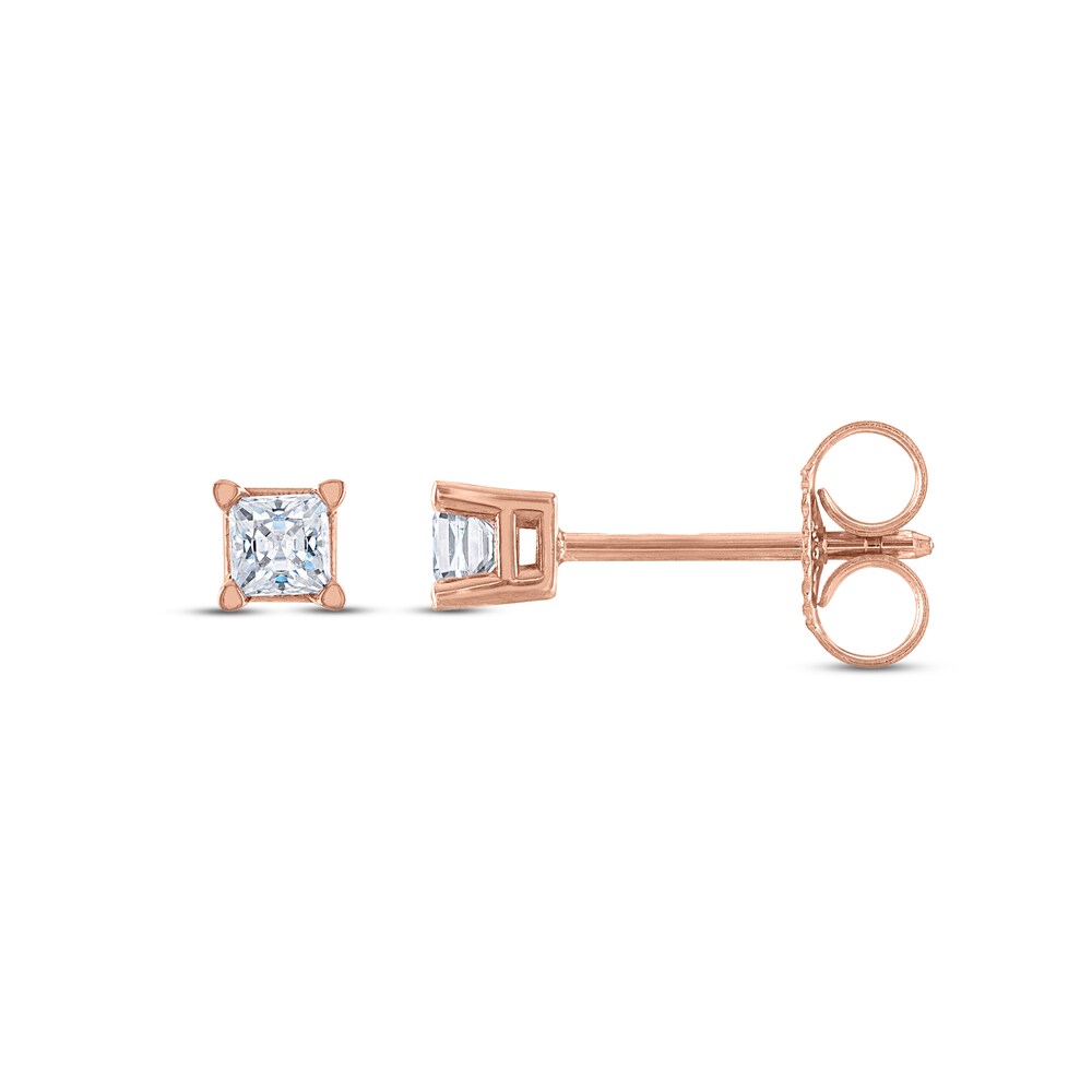 Diamond Solitaire Stud Earrings 1/3 ct tw Princess 14K Rose Gold (I2/I) VoaDvWgU Diamond Solitaire Stud Earrings 1/3 ct tw Princess 14K Rose Gold (I2/I) VoaDvWgU