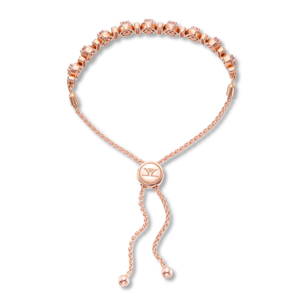 Le Vian Rose Spinel Bolo Bracelet 1/2 ct tw Diamonds 14K Gold X4HaWV16 Le Vian Rose Spinel Bolo Bracelet 1/2 ct tw Diamonds 14K Gold X4HaWV16