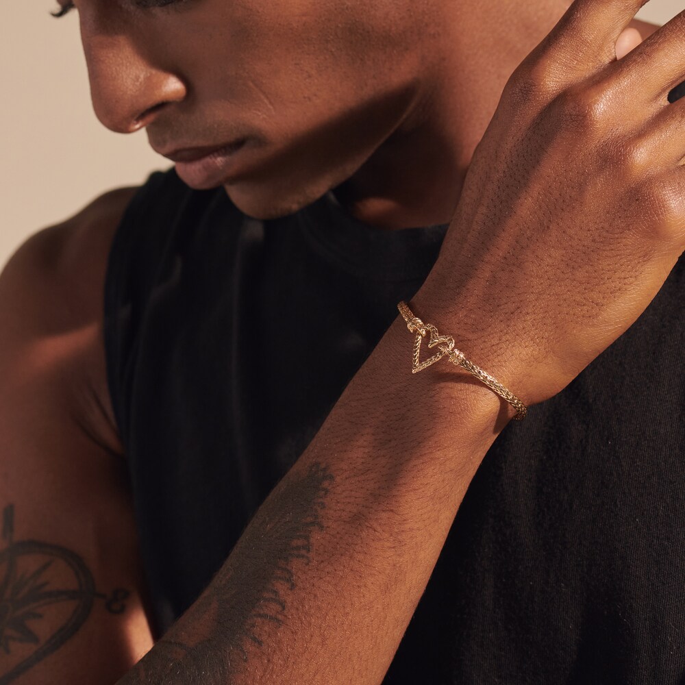 John Hardy Classic Chain Slim Heart Bracelet 14K Yellow Gold - Large XXYNnzSr John Hardy Classic Chain Slim Heart Bracelet 14K Yellow Gold - Large XXYNnzSr