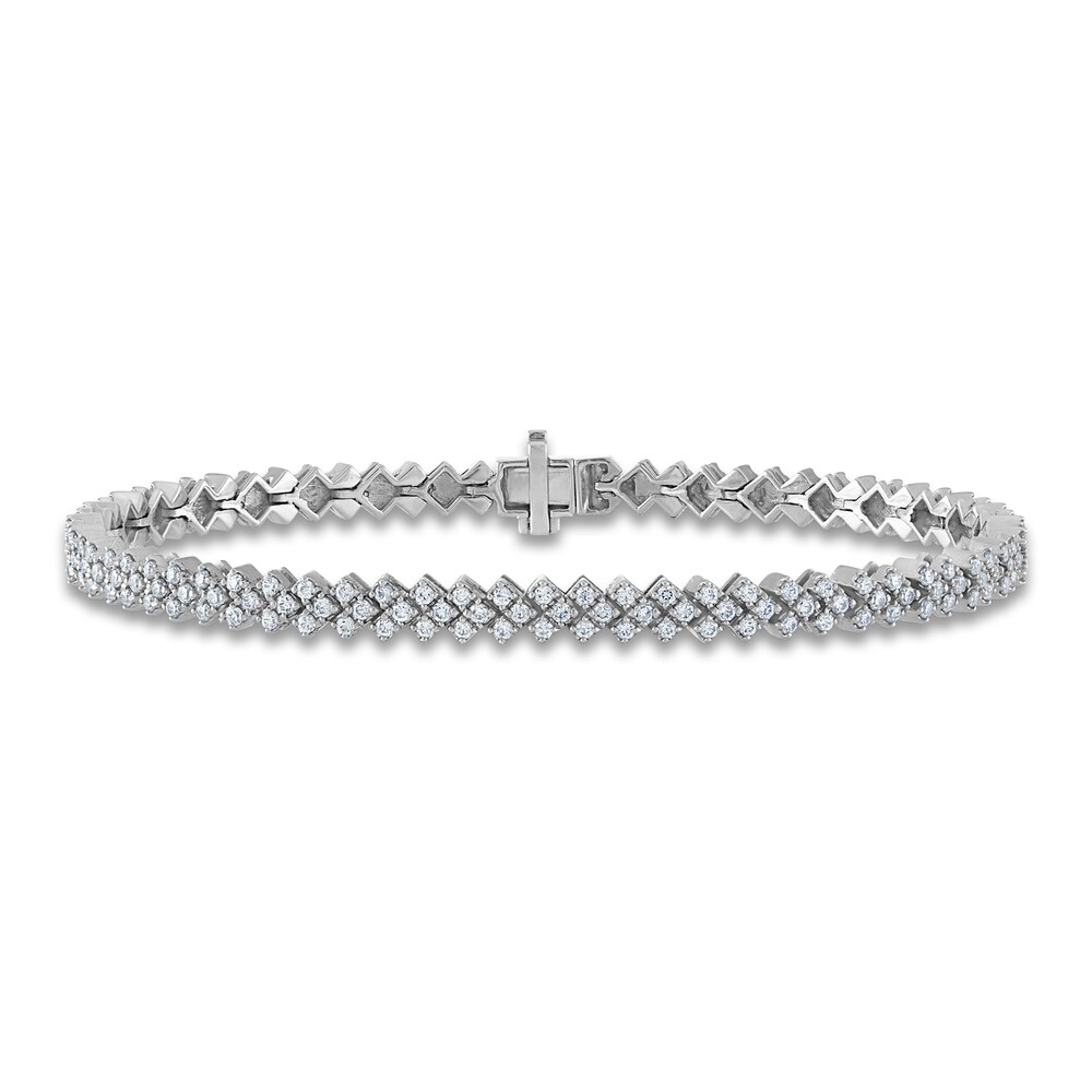Vera Wang WISH Diamond Bracelet 2 ct tw Round 10K White Gold 7" XtlOFQJb Vera Wang WISH Diamond Bracelet 2 ct tw Round 10K White Gold 7" XtlOFQJb