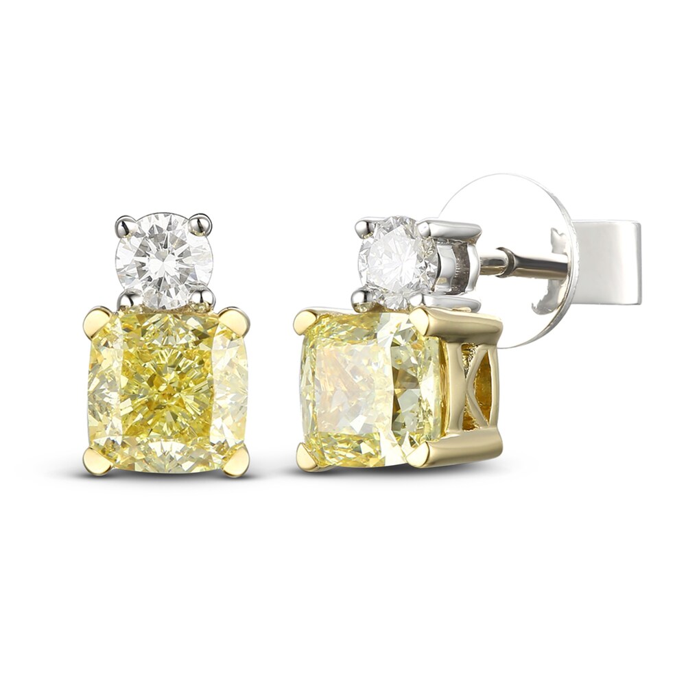 Le Vian Sunny Yellow Diamond Earrings 1 1/3 ct tw 18K Honey Gold/Platinum XyXYhpFd Le Vian Sunny Yellow Diamond Earrings 1 1/3 ct tw 18K Honey Gold/Platinum XyXYhpFd
