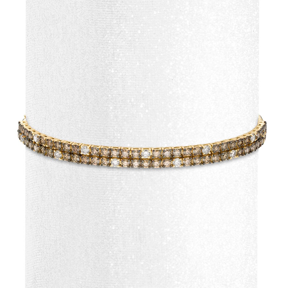 Le Vian Chocolate Diamond Bolo Bracelet 4 ct tw 14K Honey Gold YVro2CF3 Le Vian Chocolate Diamond Bolo Bracelet 4 ct tw 14K Honey Gold YVro2CF3