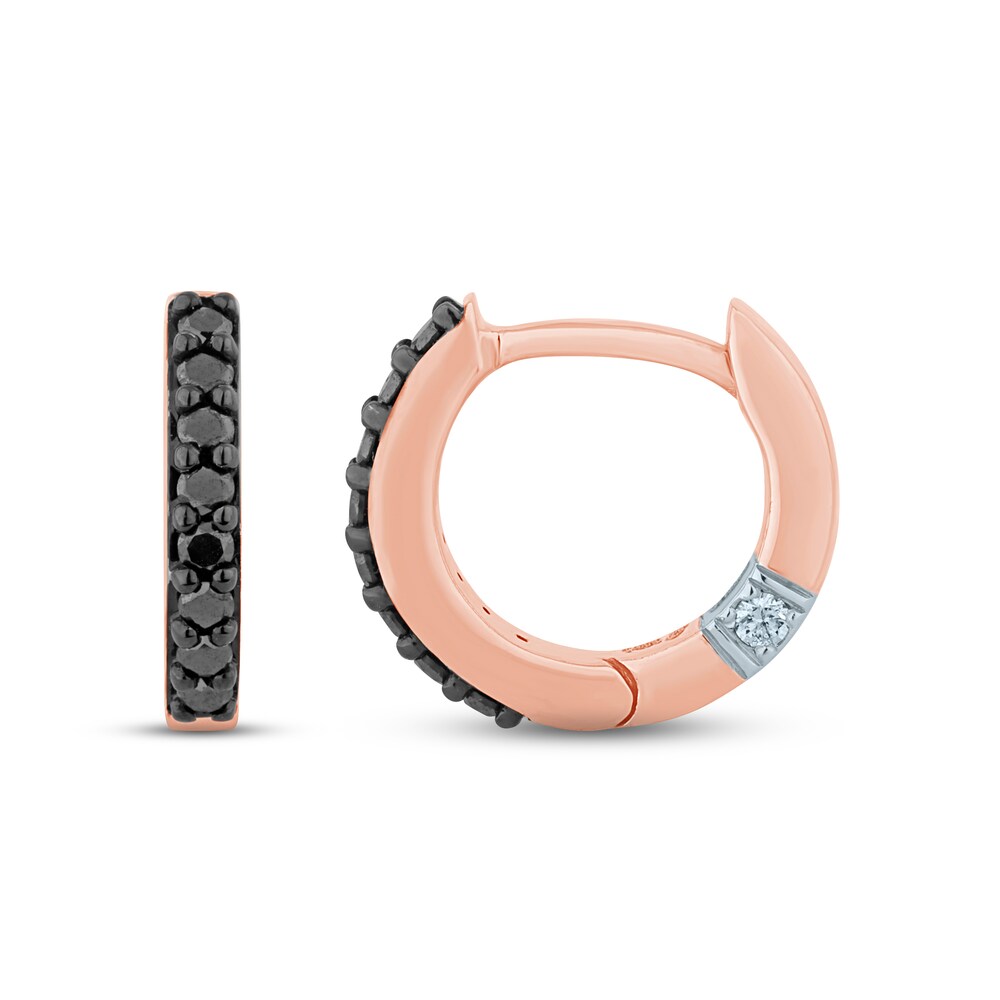 Pnina Tornai Black Diamond Earrings 1/4 ct tw Round 14K Rose Gold Yc3jcKAr Pnina Tornai Black Diamond Earrings 1/4 ct tw Round 14K Rose Gold Yc3jcKAr