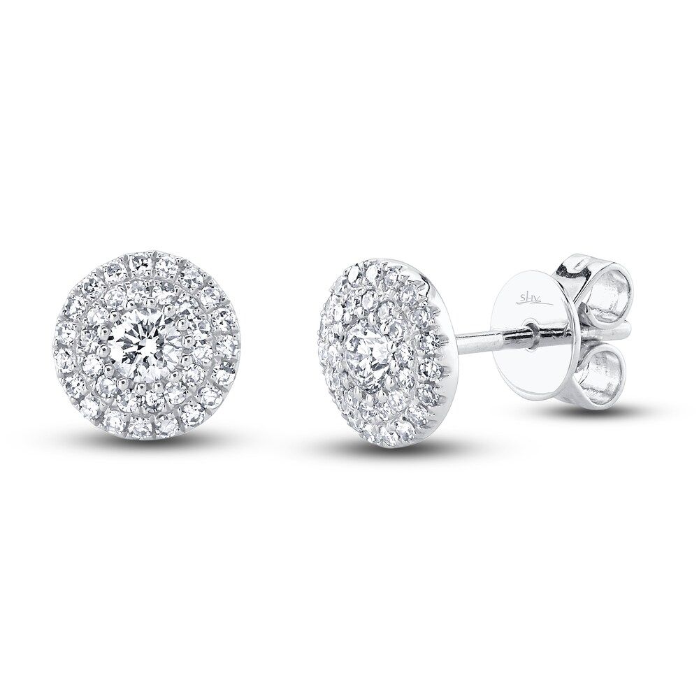 Shy Creation Diamond Stud Earrings 1/3 ct tw Round 14K White Gold SC55013378 YpH6w1d5 Shy Creation Diamond Stud Earrings 1/3 ct tw Round 14K White Gold SC55013378 YpH6w1d5