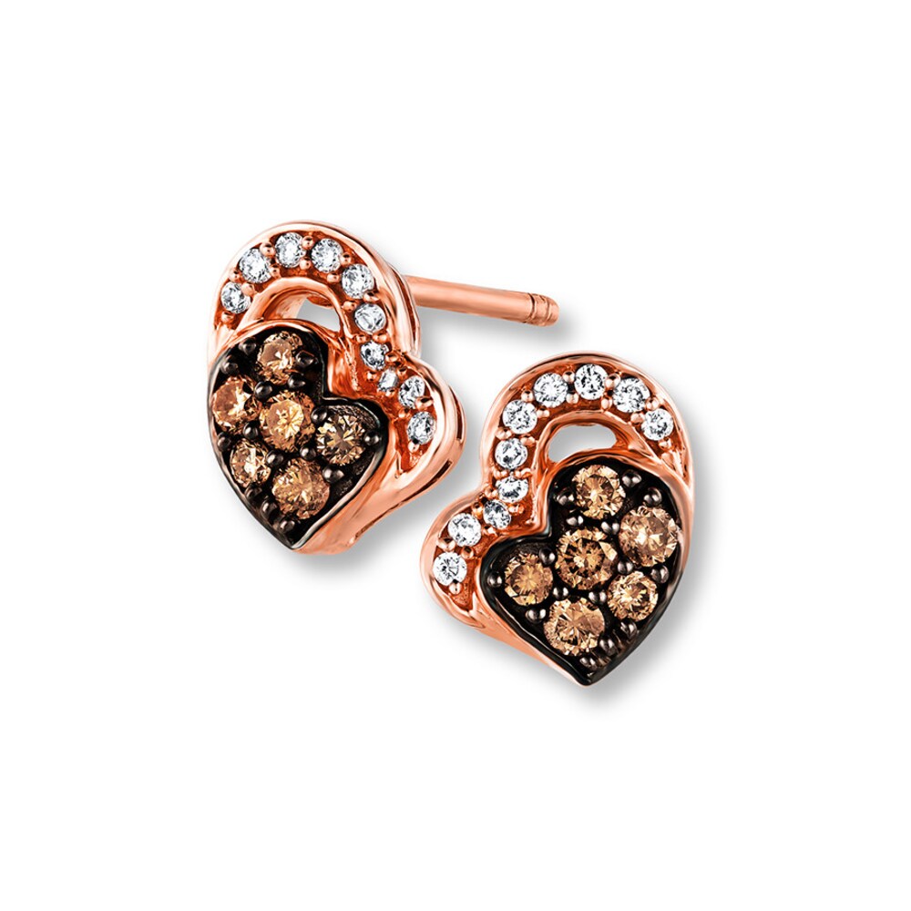 Le Vian Chocolate Diamonds 1/4 ct tw Earrings 14K Gold Yw4wt2DX Le Vian Chocolate Diamonds 1/4 ct tw Earrings 14K Gold Yw4wt2DX