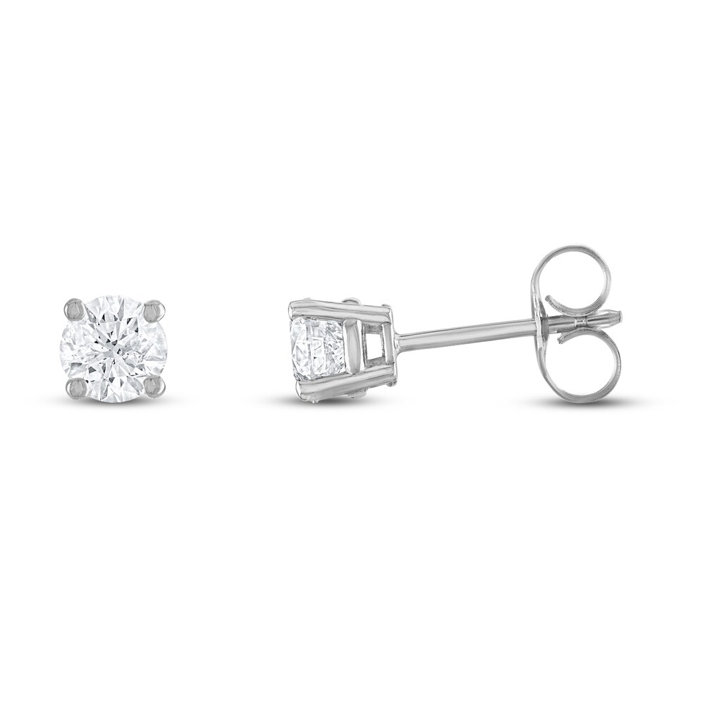 Diamond Earrings 3/4 ct tw Round-cut 14K White Gold (I2/I) YwP7oH1v Diamond Earrings 3/4 ct tw Round-cut 14K White Gold (I2/I) YwP7oH1v