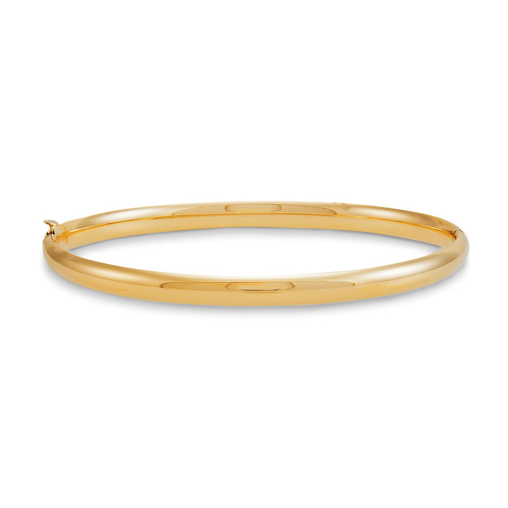 Hollow Bangle Bracelet 14K Yellow Gold ZGwyT5fW Hollow Bangle Bracelet 14K Yellow Gold ZGwyT5fW