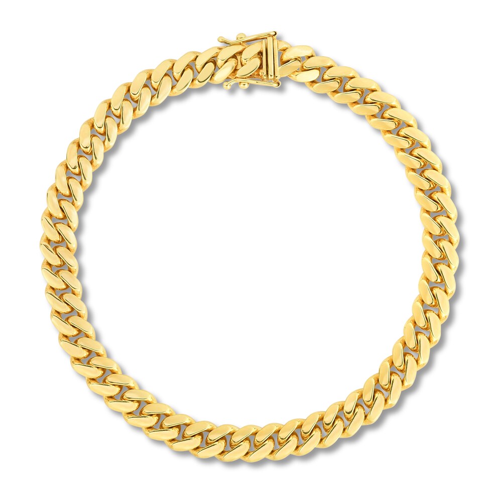 Miami Cuban Link Bracelet 14K Yellow Gold 8.5" ZSlJsmNh Miami Cuban Link Bracelet 14K Yellow Gold 8.5" ZSlJsmNh