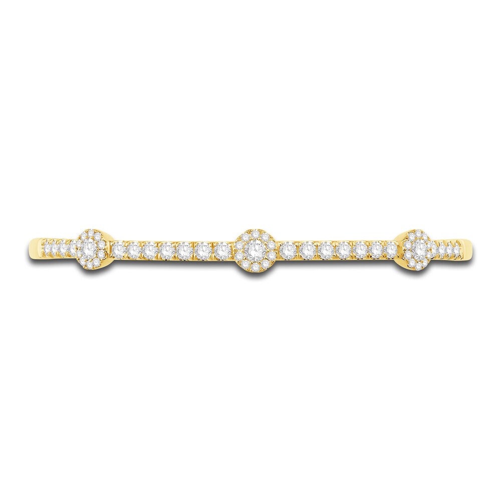 Diamond Bangle Halo Bracelet 2 ct tw Round 14K Yellow Gold Zay0Hm95 Diamond Bangle Halo Bracelet 2 ct tw Round 14K Yellow Gold Zay0Hm95