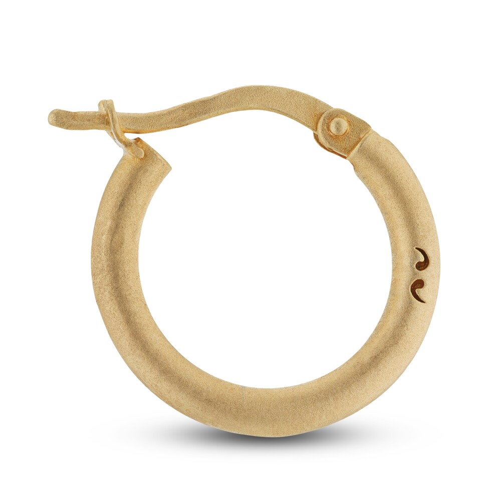 Marco Dal Maso Men\'s Hoop Mono Earring Sterling Silver/18K Yellow Gold-Plated aIZMtQs4 Marco Dal Maso Men\'s Hoop Mono Earring Sterling Silver/18K Yellow Gold-Plated aIZMtQs4