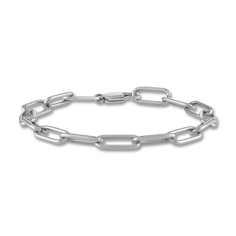 Paperclip Chain Necklace/ Set Ion-Plated Stainless Steel 18\" aNInQYux Paperclip Chain Necklace/ Set Ion-Plated Stainless Steel 18\" aNInQYux