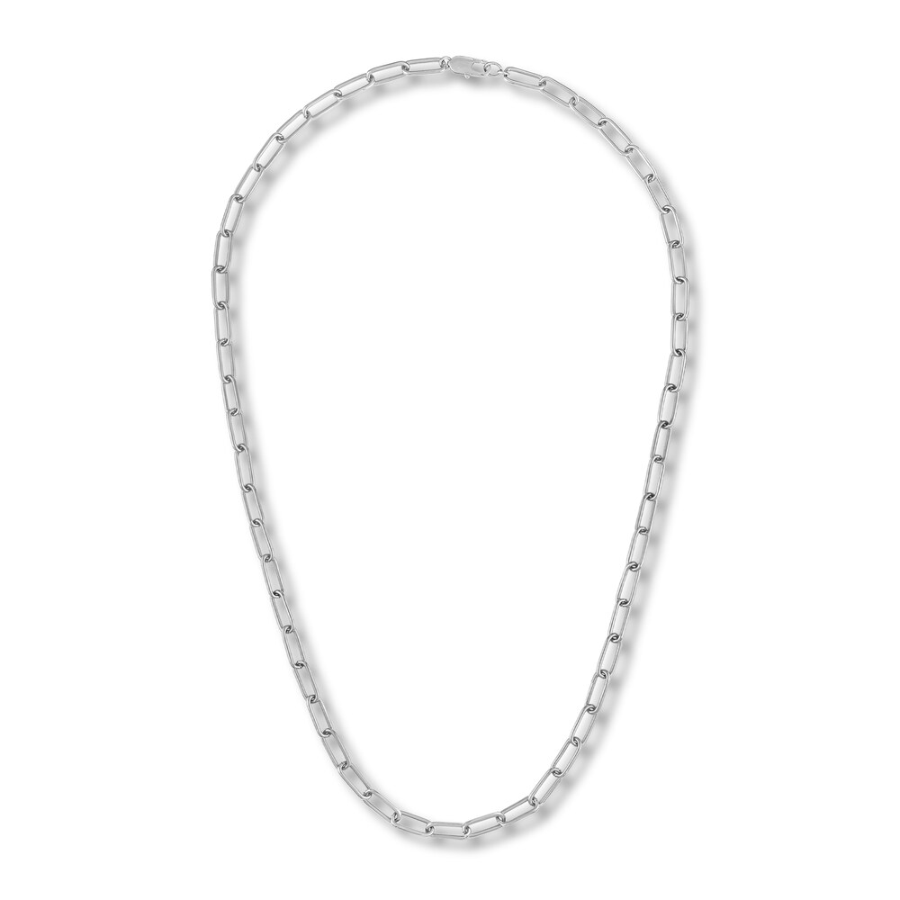 Paperclip Chain Necklace/ Set Ion-Plated Stainless Steel 18\" aNInQYux Paperclip Chain Necklace/ Set Ion-Plated Stainless Steel 18\" aNInQYux