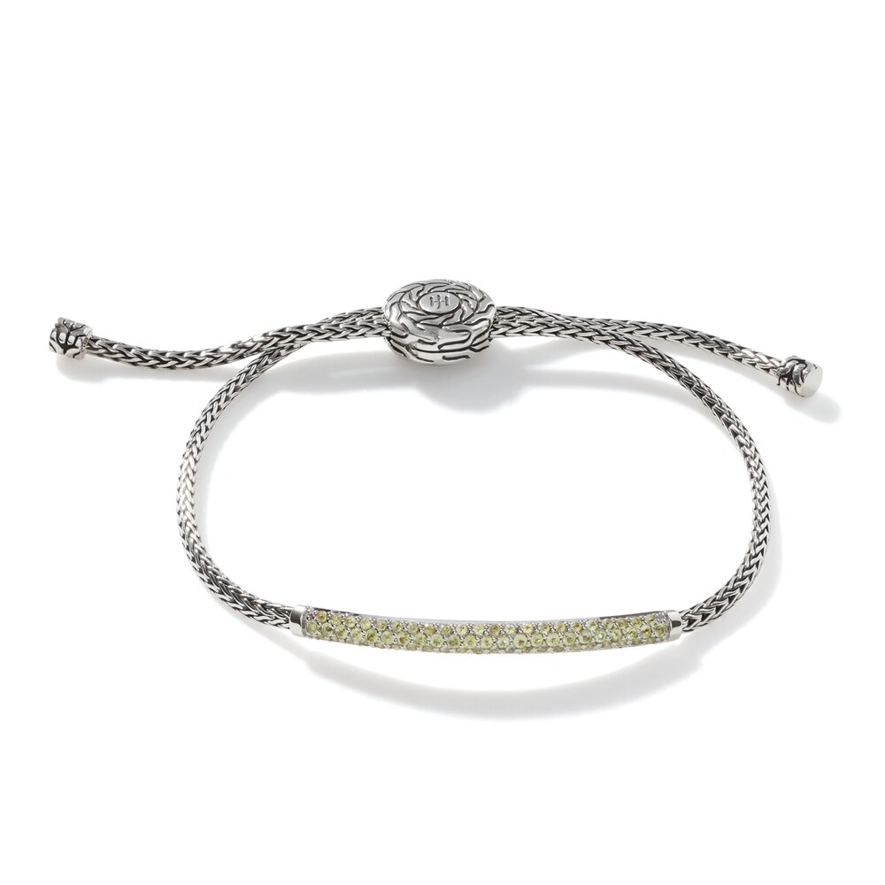 John Hardy Classic Chain Natural Peridot Bolo Bracelet Sterling Silver, Medium-Large aeB57Rnp John Hardy Classic Chain Natural Peridot Bolo Bracelet Sterling Silver, Medium-Large aeB57Rnp