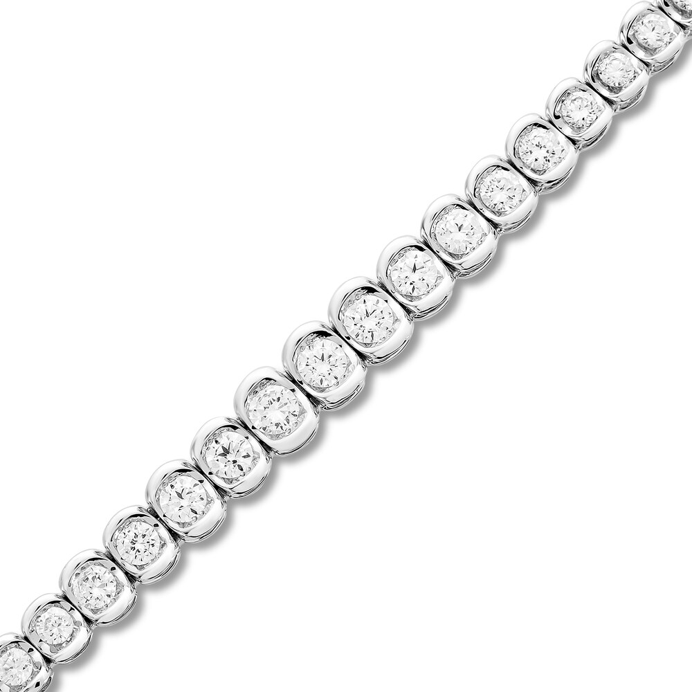 Diamond Bracelet 4 ct tw Round 14K White Gold bbtPxJn5 Diamond Bracelet 4 ct tw Round 14K White Gold bbtPxJn5
