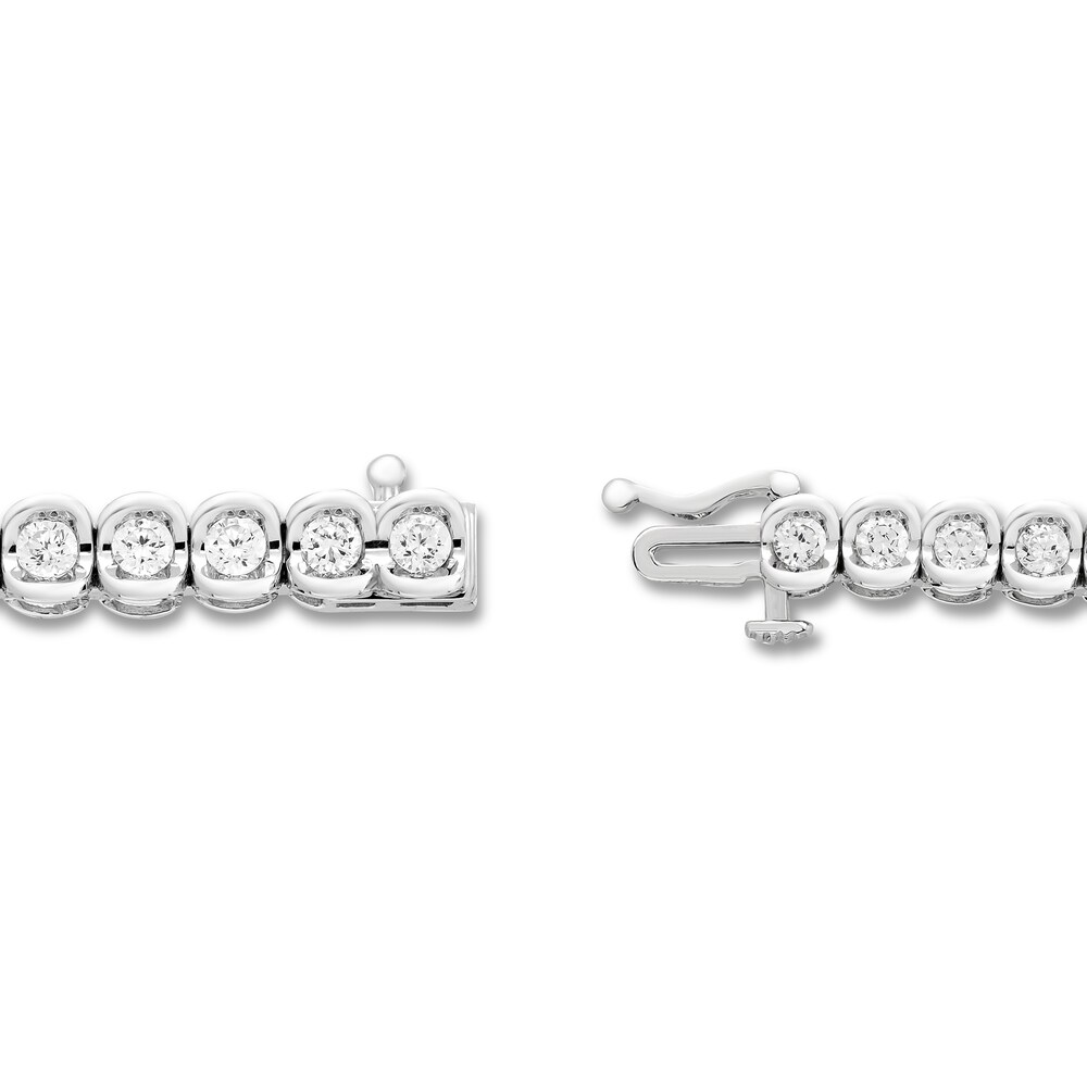 Diamond Bracelet 4 ct tw Round 14K White Gold bbtPxJn5 Diamond Bracelet 4 ct tw Round 14K White Gold bbtPxJn5