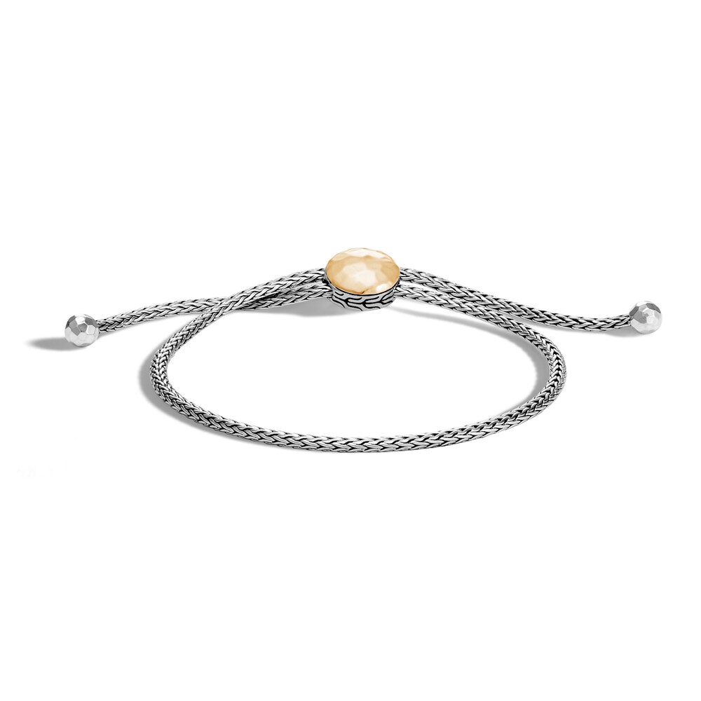 John Hardy Classic Chain Pull Through Bracelet, Silver, Hammered Gold, Small - Medium bmBku7xu John Hardy Classic Chain Pull Through Bracelet, Silver, Hammered Gold, Small - Medium bmBku7xu