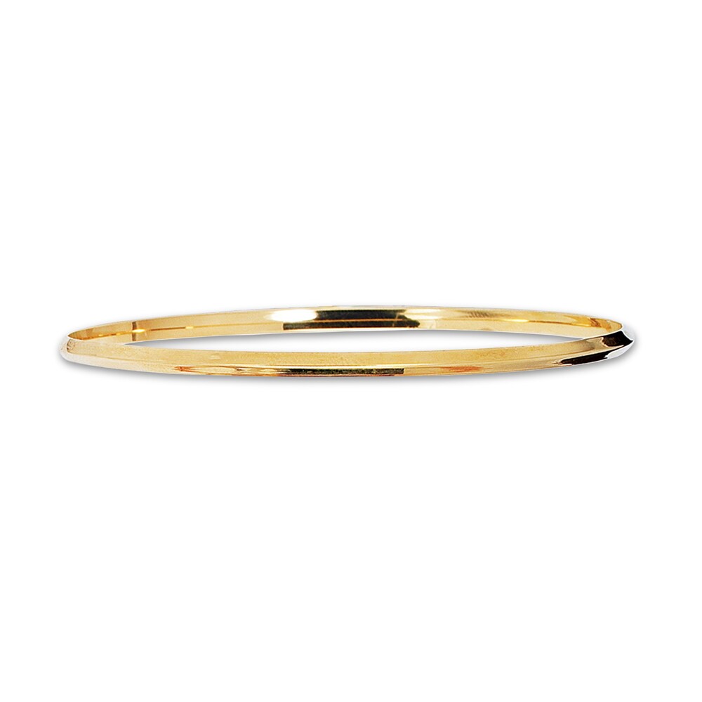 Stackable Bangle Bracelet 14K Yellow Gold 8" byucrZpz Stackable Bangle Bracelet 14K Yellow Gold 8" byucrZpz