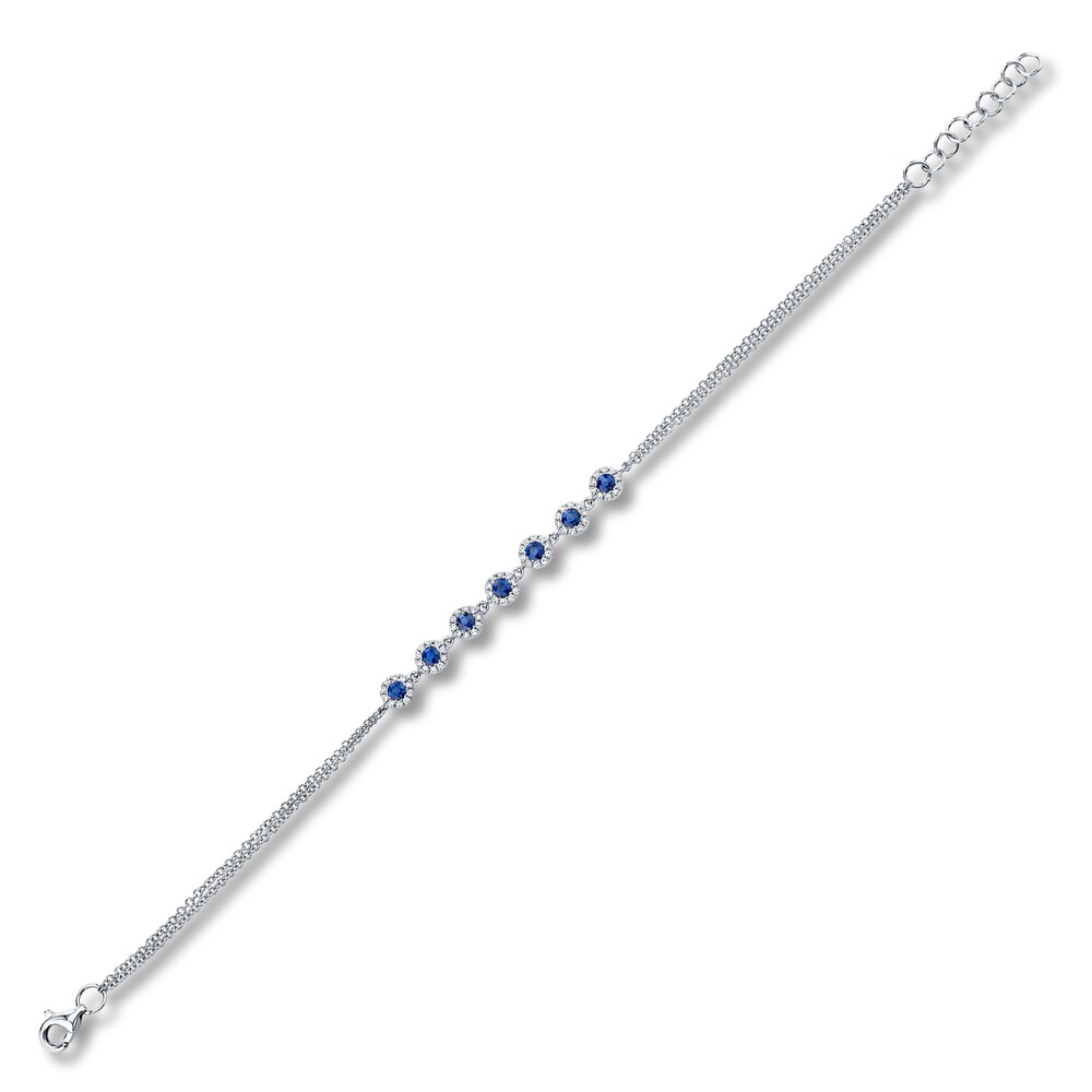 Shy Creation Sapphire Bracelet 1/5 cttw Diamonds 14K Gold SC55005033 c0SIfJYQ Shy Creation Sapphire Bracelet 1/5 cttw Diamonds 14K Gold SC55005033 c0SIfJYQ