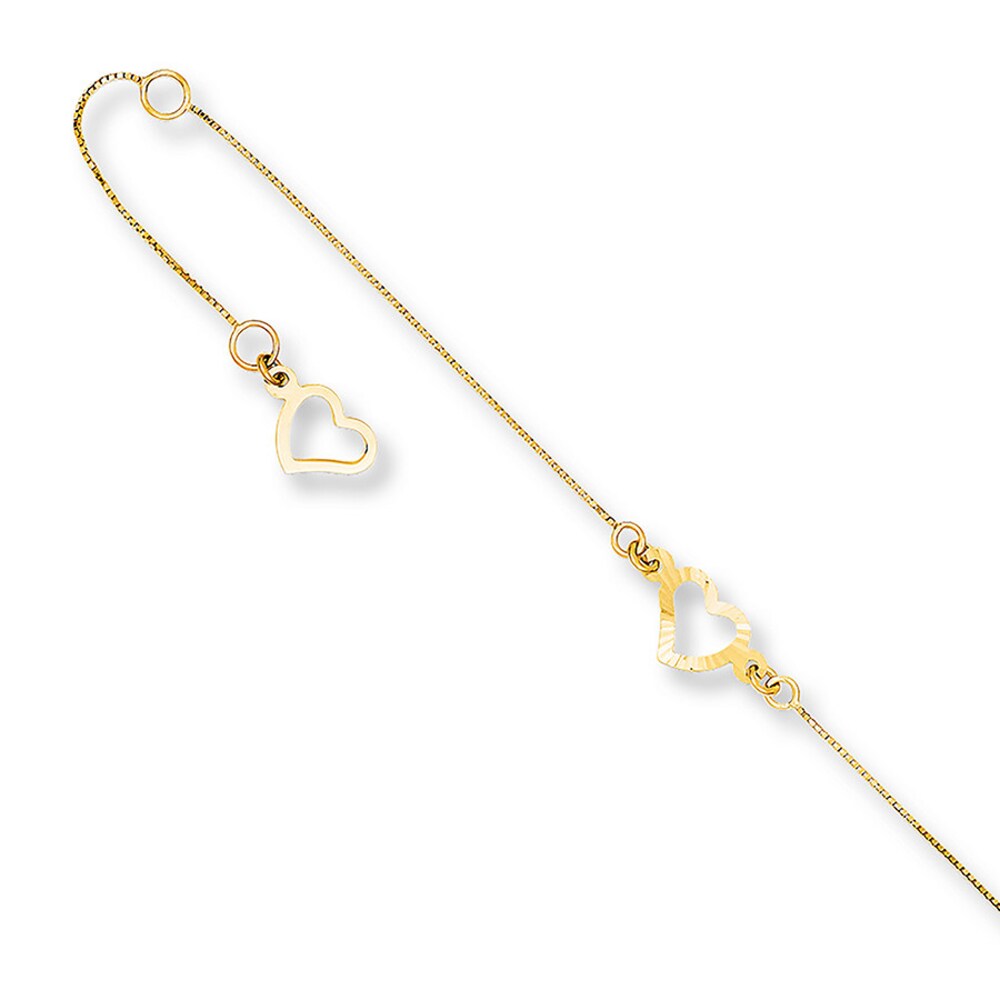 Heart Anklet 14K Yellow Gold ci0qYHqs Heart Anklet 14K Yellow Gold ci0qYHqs