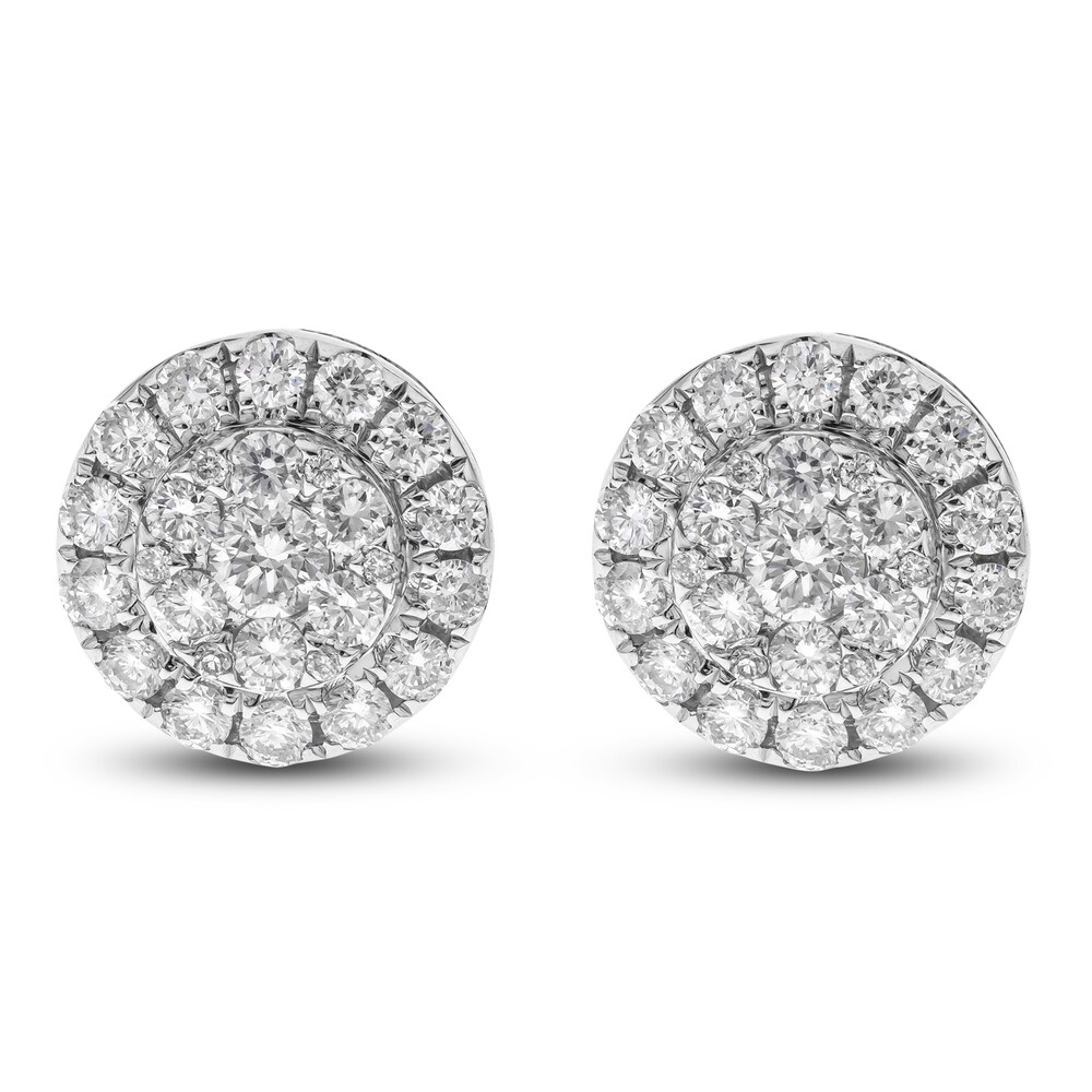 Diamond Stud Earrings 1 ct tw Round 14K White Gold corqQXDw Diamond Stud Earrings 1 ct tw Round 14K White Gold corqQXDw