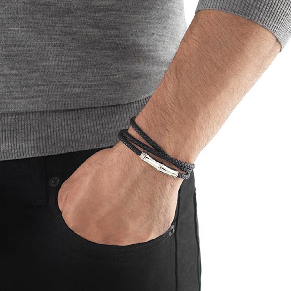 John Hardy Bamboo Wrap Bracelet in Silver, Medium dAx6fa4M John Hardy Bamboo Wrap Bracelet in Silver, Medium dAx6fa4M